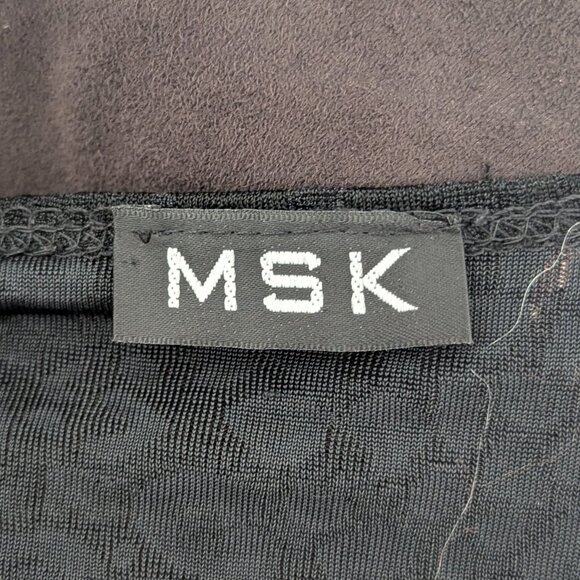 VTG 00s Y2K MSK Black Colorful Gold Floral Single Closure Long Sleeve Cardigan - Picture 5 of 5